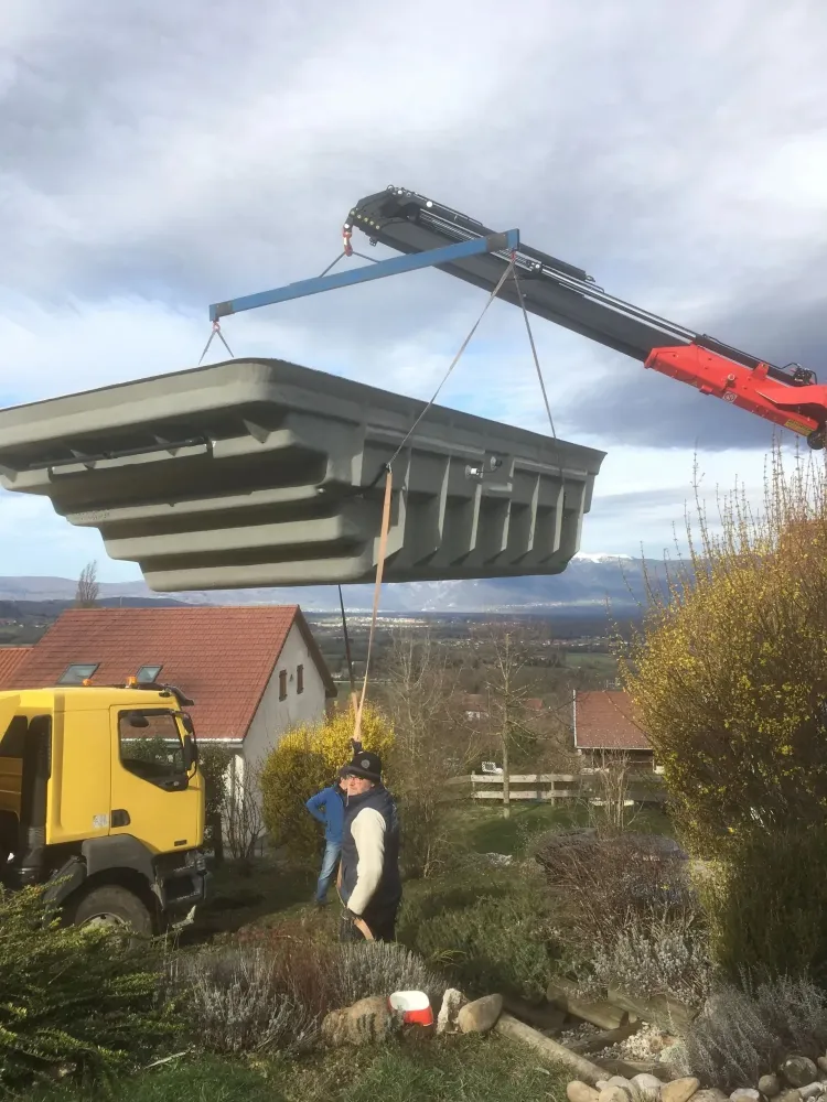 Rénovation piscine coque à Annemasse